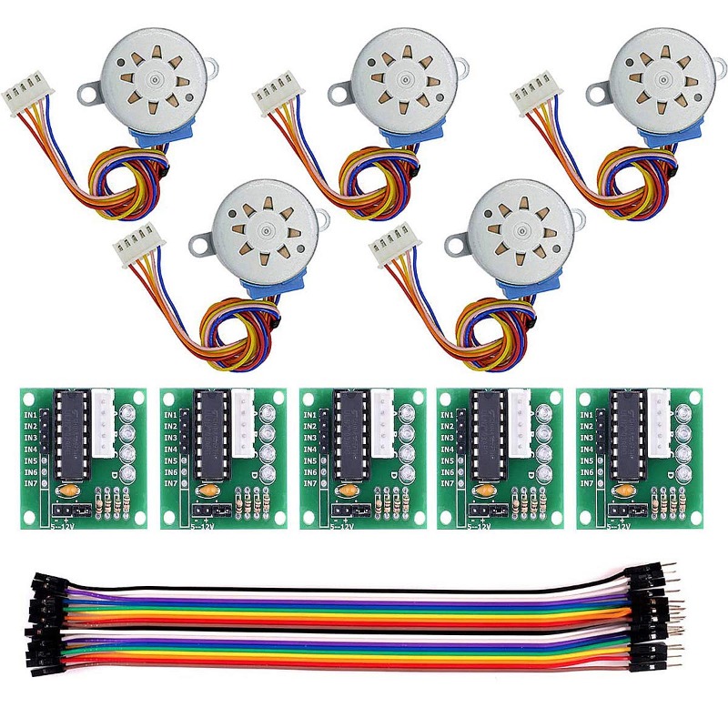 Stepper Motor 28Byj - 5Set ULN2003 28BYJ-48 Motore passo-passo 5V