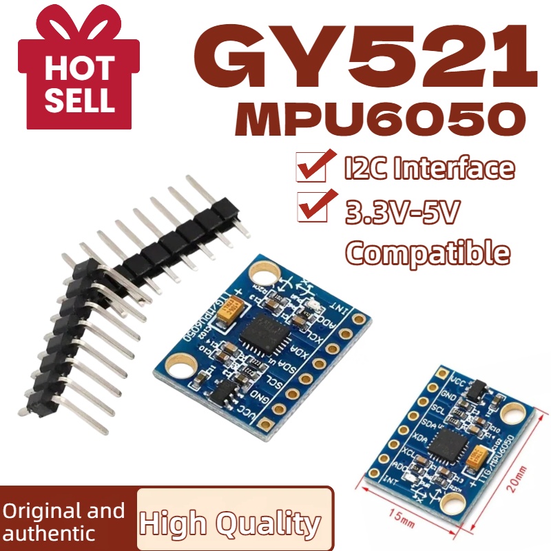 Mpu6050 - 1/5/10 pezzi GY521 GY-521 MPU6050 Interfaccia
