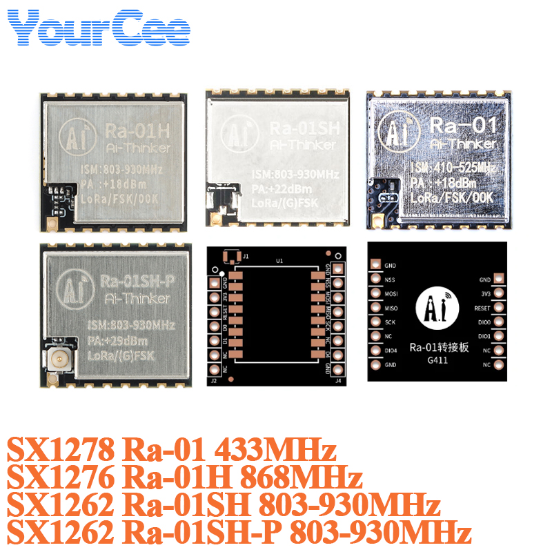 Lora Rfm95 - 10 pz/1 pz SX1276 LoRa Ra-01H