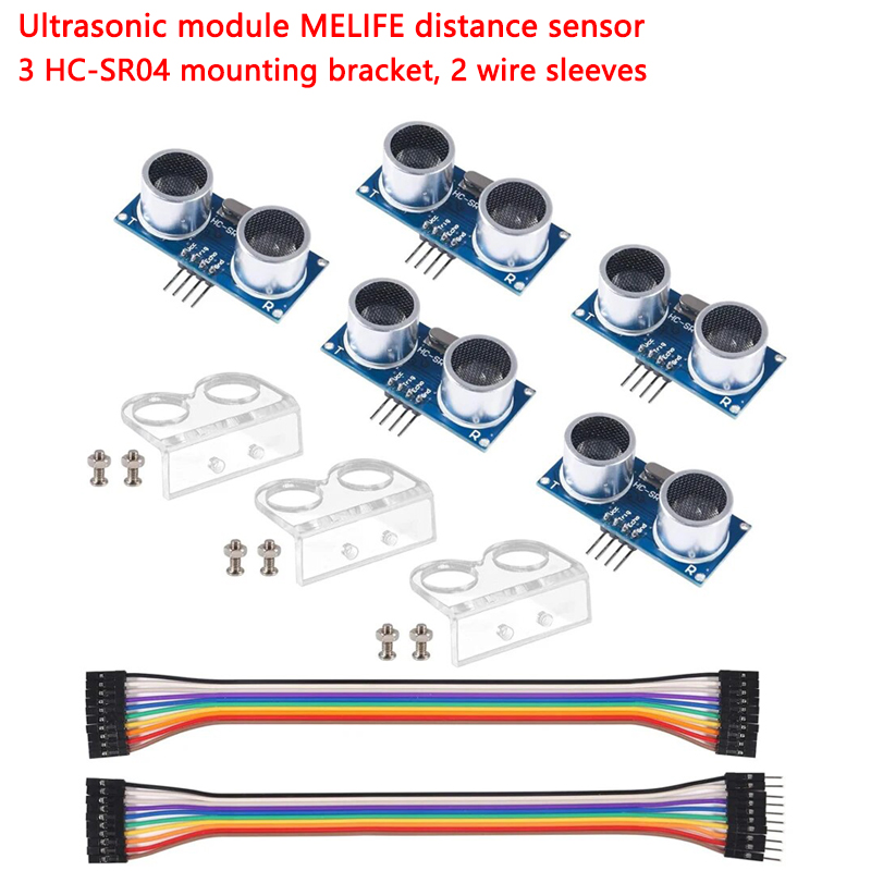 Ultrasonic Sensor Hc-Sr04 - 5 moduli ad ultrasuoni, sensore di