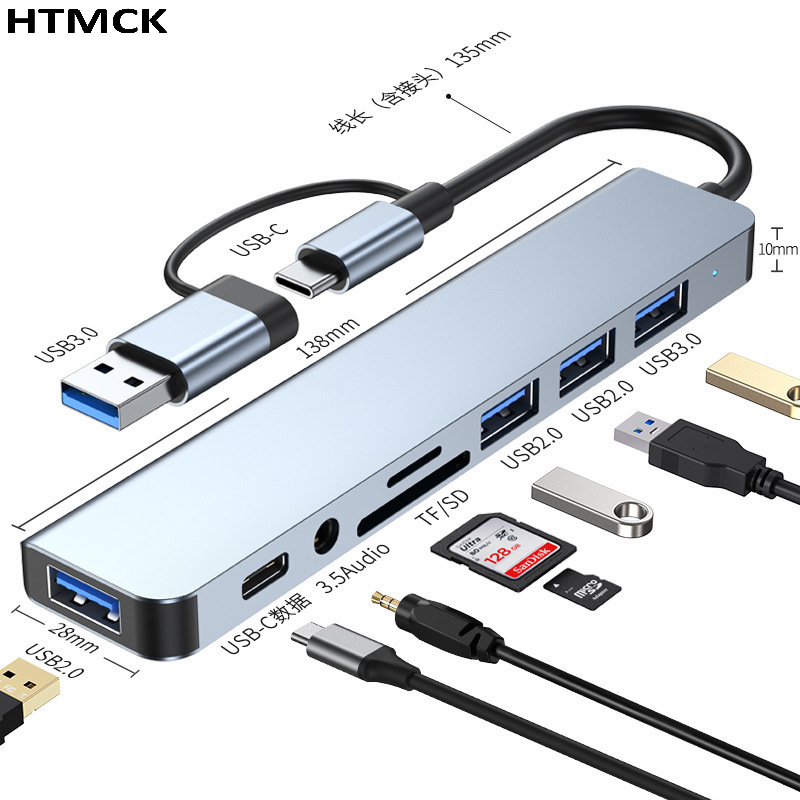 Sd Card Module - Docking station multiporta USB Type-C 8-in-2,