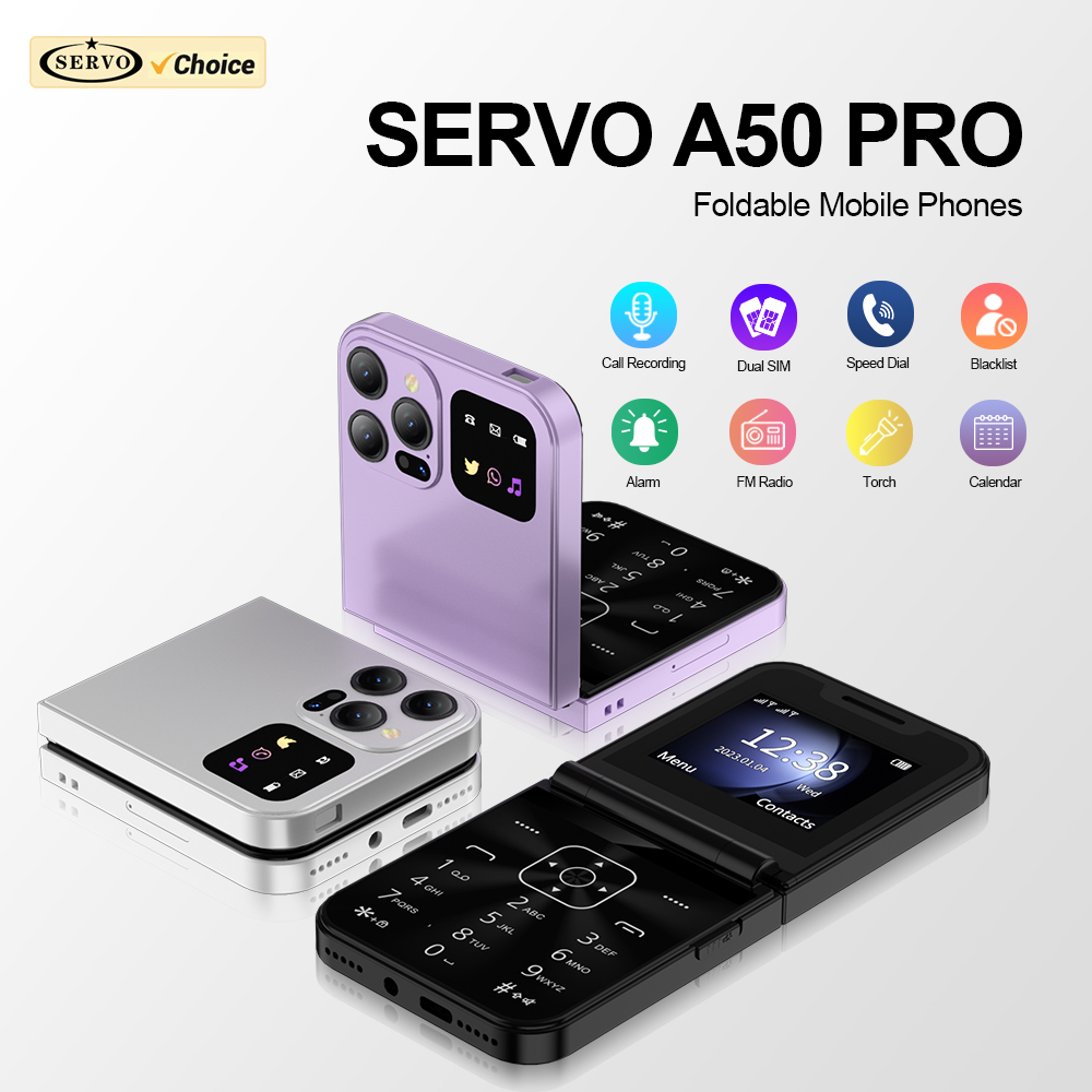 Tft Display 2.4 - SERVO A50 PRO Flip Telefono cellulare
