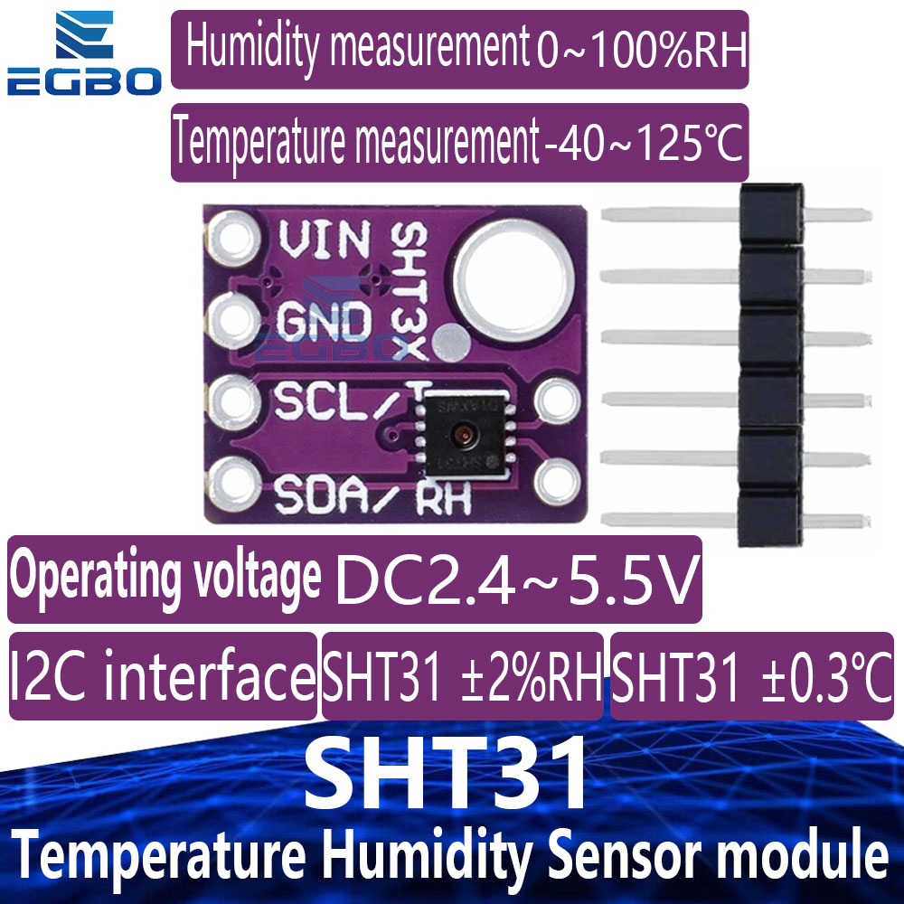 Sht31 - 1 PZ SHT31 Modulo sensore di