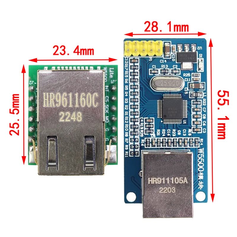 Modulo di rete Ethernet AA60 W - Ethernet W5500 recensione e prezzo
