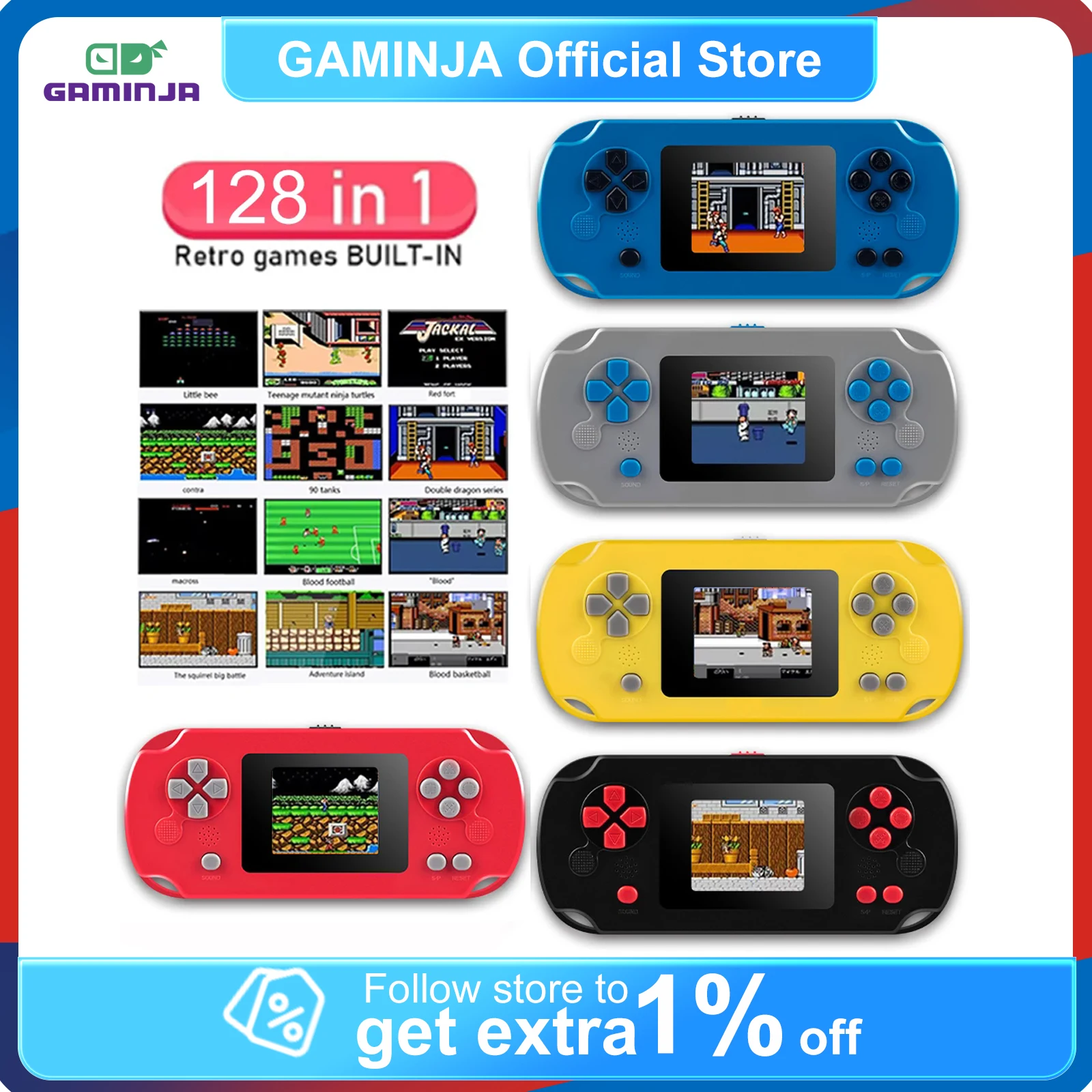 GAMINJA GC31 Console di gioco  - Tft Display 2.4 recensione e prezzo
