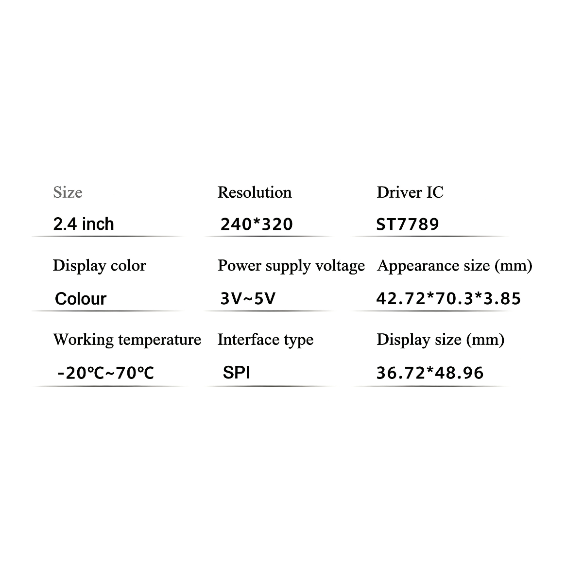 Modulo Display LCD TFT da 2,4  - Tft Display 2.4 recensione e prezzo