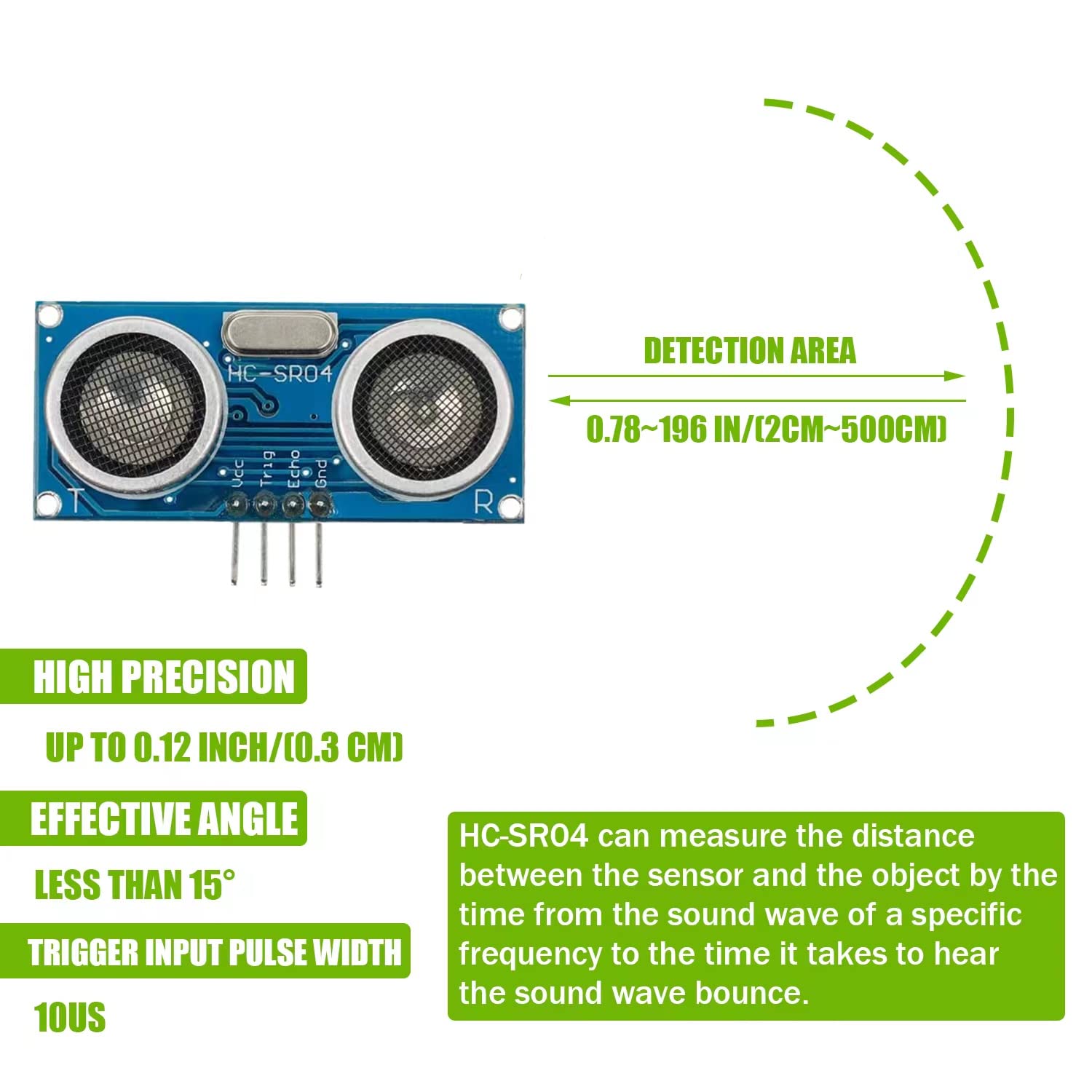 Modulo di distanza sensore ad  - Ultrasonic Sensor Hc-Sr04 recensione e prezzo