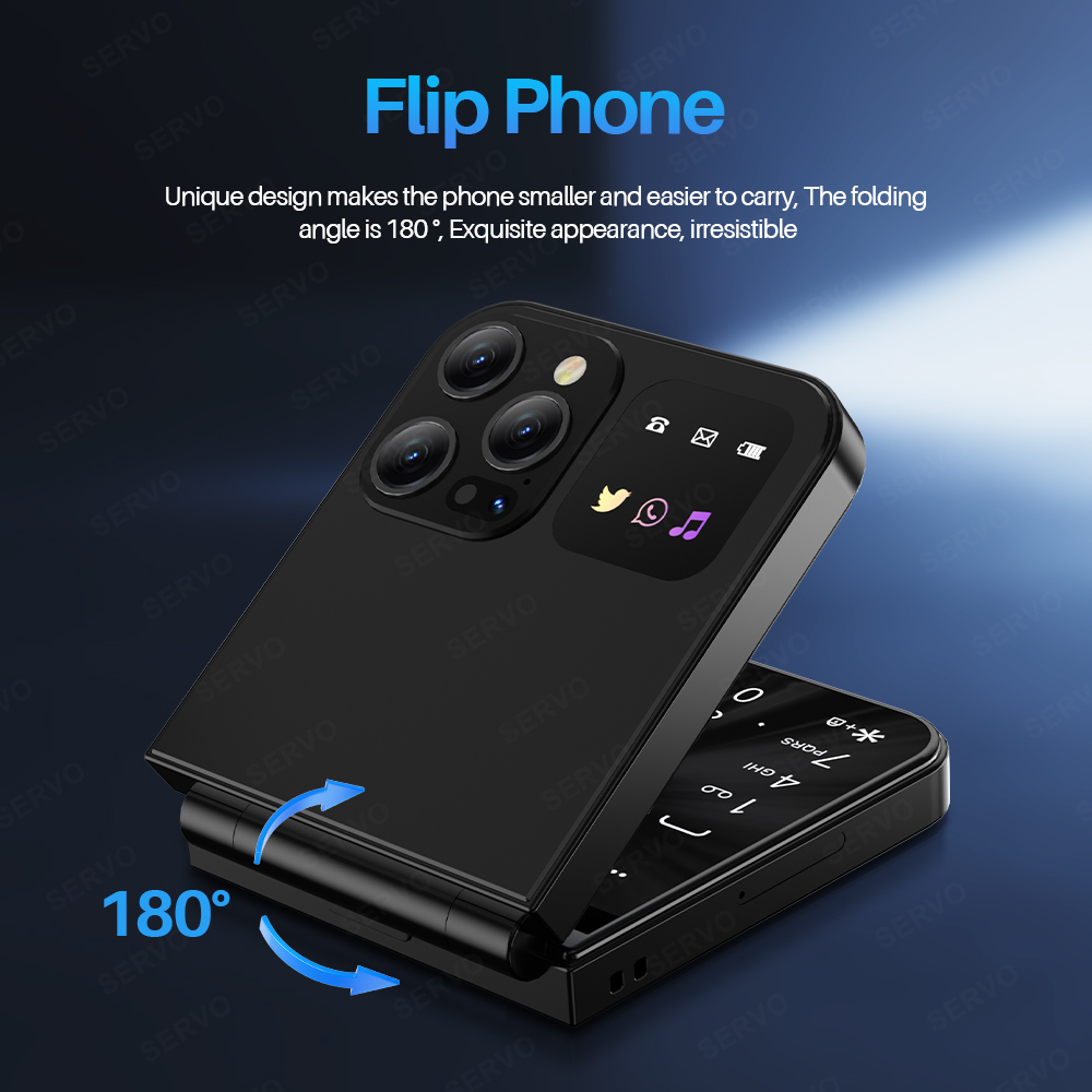 SERVO A50 PRO Flip Telefono ce - Tft Display 2.4 recensione e prezzo