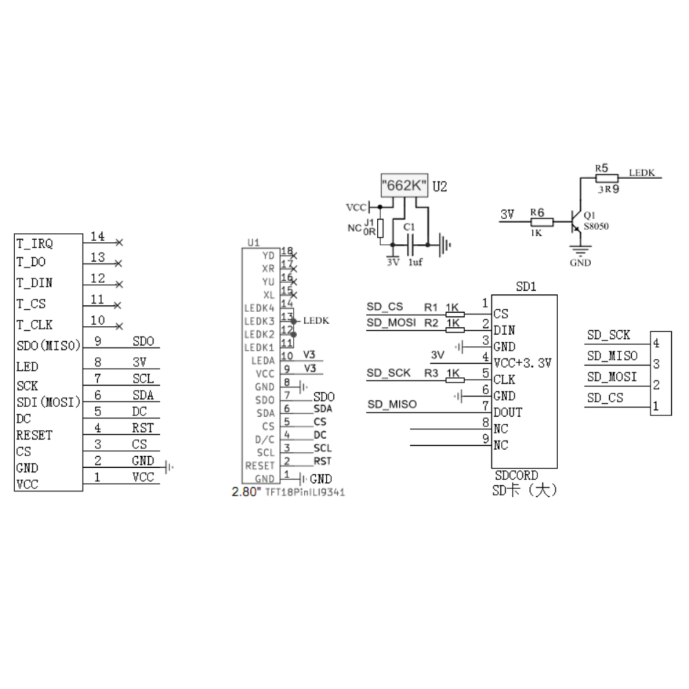 Modulo Display LCD TFT da 2,8  - Ili9341 recensione e prezzo