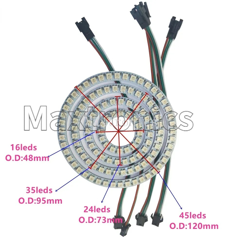 Anello LED RGB WS2812B FCOB 18 - Ws2812B recensione e prezzo