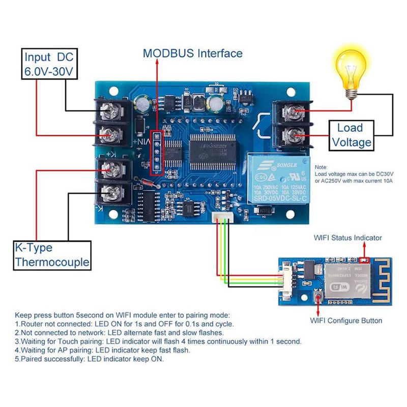DT17 2X 12V DC Controllore di  - Thermocouple Module K Type recensione e prezzo