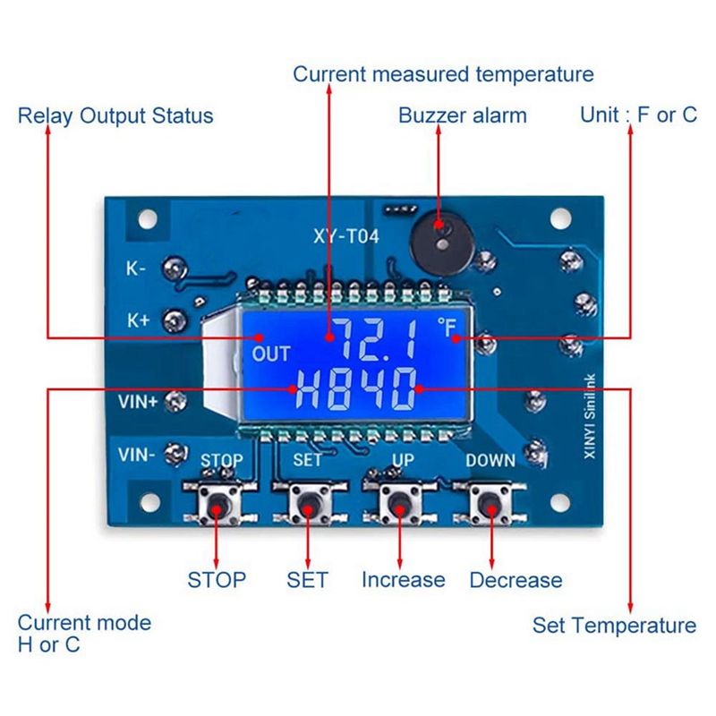 DT17 2X 12V DC Controllore di  - Thermocouple Module K Type recensione e prezzo