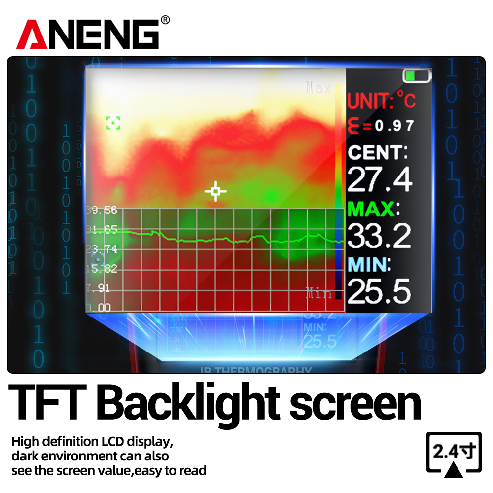 Multimetro con termocamera ANE - Tft Display 2.4 recensione e prezzo