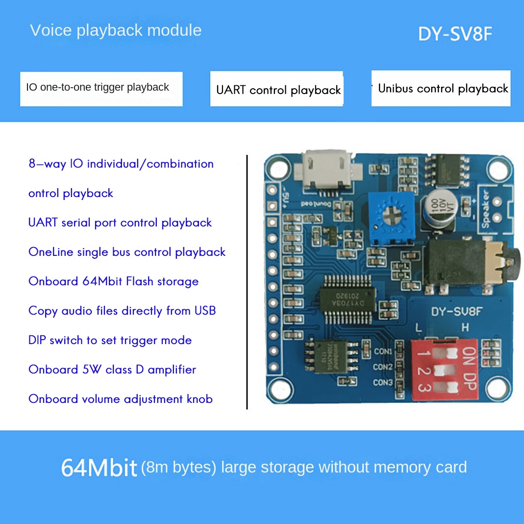 ABZZ-DY-SV8F Modulo di riprodu - Sd Card Module recensione e prezzo